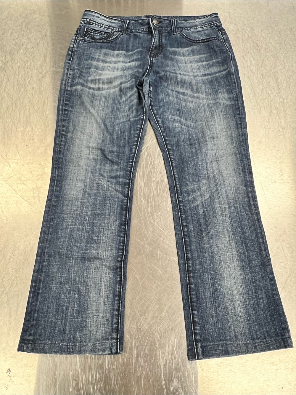 Miss Vigoss Medium Wash Bootcut Jeans - 98% Cotton 2% Spandex Women’s 14